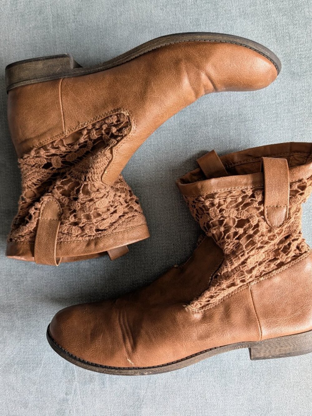 Lace Cowboy Booties
